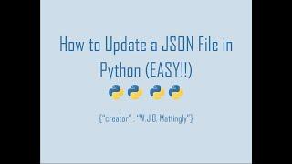 How to Append JSON files in Python