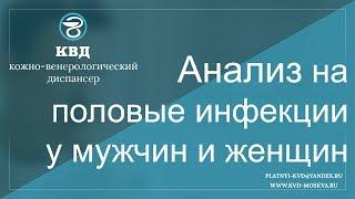 Анализ на половые инфекции у мужчин и женщин