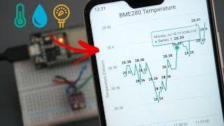 ESP32/ESP8266 Plot Sensor Readings in Real Time Charts - Web Server