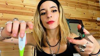 [ASMR] Cranial Nerve Exam, Haircut & Spit Paint - FAST CHAOTIC ASMR