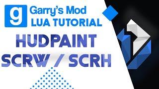 9: Garry's Mod Lua Tutorial- HUD Painting