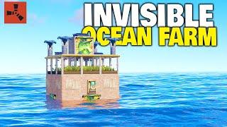 I Built an UNREACHABLE Tea Farm Ocean Base in Rust