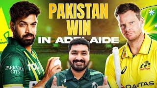 Pakistan beat Australia by 9 wickets in Adelaide | Haris Rauf 29/5 vs Australia | Muhammad Rizwan |