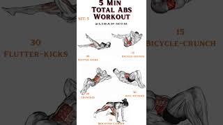 5 Min Total Abs Workout