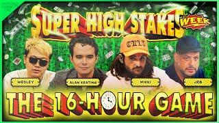 THE GREATEST POKER GAME EVER!! The 16-Hour Game w/ Alan Keating, Mikki & JRB [FULL HIGHLIGHTS]