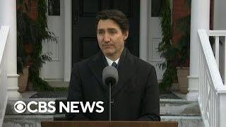 Justin Trudeau announces he'll resign as prime minister of Canada