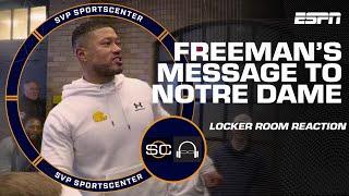 Marcus Freeman’s locker room message to Notre Dame after beating Indiana | SC with SVP