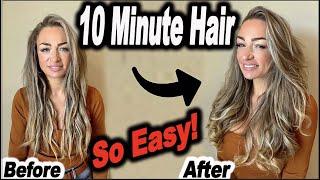 EASY 10 Minute Hair Transformation! Volume & Body | Christina Randall | GRWM