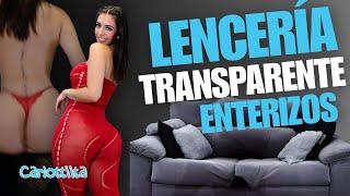 Probandome Lenceria  transparente sexy en 4k  try on carlottiita