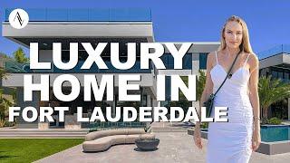 TOUR OF STUNNING MODERN HOME IN FORT LAUDERDALE | LUXURY REAL ESTATE TOUR | ANNIE LOPEZ REALTOR