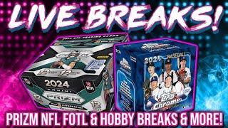 PRIZM NFL RELEASE DAY BREAKS!!! - FOTL & HOBBY! | Plus Update Sapphire + WWE + More (RGL #3576-3587)