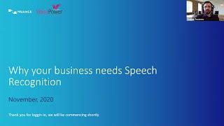 Dragon Speech Recognition Webinar - Live Demonstration!