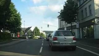 Driving in Olpe, Germany (North-South)