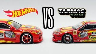 HOT WHEELS VS TARMAC WORKS - Nissan Silvia S15 Manufacturer Comparison