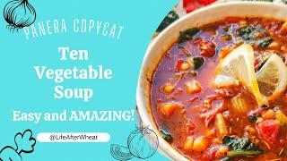 Panera Bread 10 Vegetable Soup Recipe Video (Easy and SO Good!)