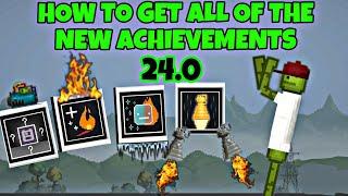 HOW TO GET ALL OF THE NEW ACHIEVEMENTS IN 24.0 [TUTORIAL] (Melon playground)