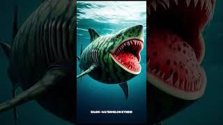 Shark + Watermelon + #shortsfeed #trending #youtubeshorts #shark #watermelon #aivideo