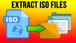 How to Extract the Contents of an ISO Image File to a Folder on Your Computer