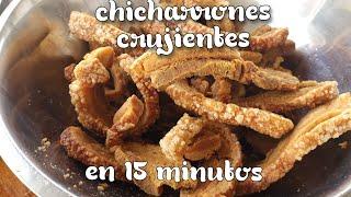 chicharrones de puerco crujientes reseta facil