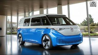 2025 Volkswagen Buzz Unveiled - The Iconic Van Goes Electric!