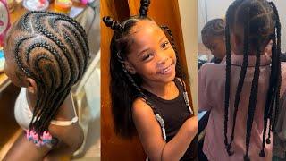 LAB KIDZ GET HAIR DONE FOR SCHOOL ️ #stitchbraids #labkidz