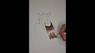 CHIROYLI QIZ RASMINI CHIZISH / DRAWING A BEAUTIFUL GIRL