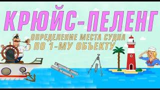 ОПРЕДЕЛЕНИЕ МЕСТА СУДНА ПО ОДНОМУ ОБЪЕКТУ/ ОМС ПО КРЮЙС-ПЕЛЕНГУ/ омс по одному объекту/ флотбардак