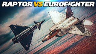 NATO's Best | F-22 Raptor Vs EF-2000 Eurofighter | Digital Combat Simulator | DCS |