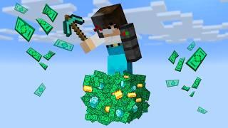 Minecraft, But It's On 1 Money Block