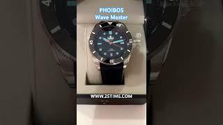 PHOIBOS Wave Master Black Dial #phoibos  #diverwatch  #microbrand  #2stime