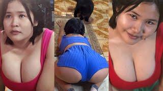 Gorgeous Pattaya Thailand Girl Yoga & Her Black Pussy Cat