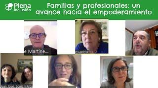 Seminario online 'Familias y profesionales: un avance hacia el empoderamiento'| Plena inclusión