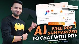 Best Free PDF Summarizer AI tool | Chat with Any PDFs with Tenorshare ChatPDF