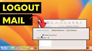 How to Logout of Mail In Macbook Air / Pro or iMac