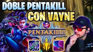 ¡DOBLE PENTAKILL CON VAYNE EN SOLO Q!