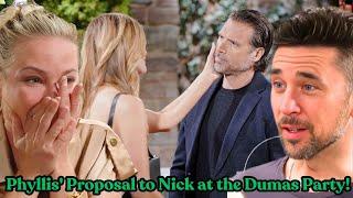 Y&R Spoilers: Phyllis' Shocking Proposal to Nick at the Dumas Party – You Won’t Believe Her Request!