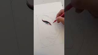 New Drawing Transition Tutorial#art #transformation #shorts #viral #deeyaartgallery