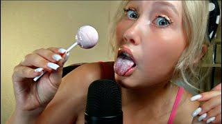 АСМР   ЛИКИНГ ЧУПА-ЧУПСА  |  ASMR LOLLIPOP LICKING / Chupa Chups