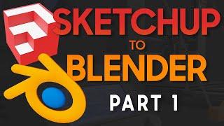 Learning Blender after SketchUp / Part 1 - Navigation and object basics