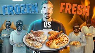 Frozen Food VS Fresh Food Challenge  can we guess?