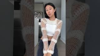 crocheting a bolero for my friend (full vid on my channel!)