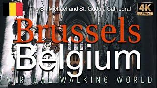 Brusseles, Belgium | The St. Michael and St. Gudula Cathedral