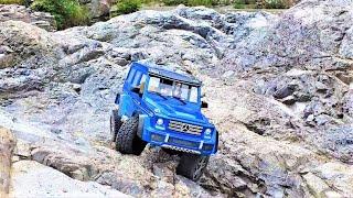 Traxxas TRX-4 Mercedes-Benz G500 Rock Climbing Action Cam