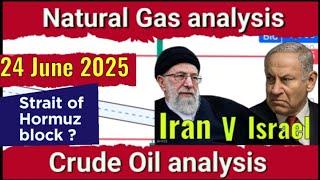 Crude Oil analysis for 24 June 2025 | Natural gas analysis | Natural Gas News |  #crudeoilnews