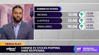 Chinese EV stocks jump on boosts from China’s reopening