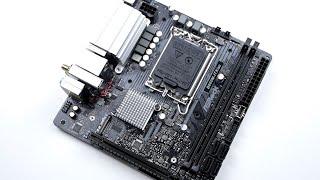 ASRock B660M-ITX/ac - pretty good for compact Intel 12th Gen build