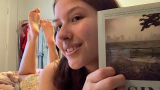 ASMR - an angel is reading a book and soft spoken