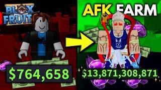 How To AFK FARM CASH!  | Blox Fruits ( Update  )