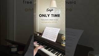 Enya - Only Time (piano cover)