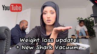 Weight loss Update + New Shark Vacuum #dailyvlogs